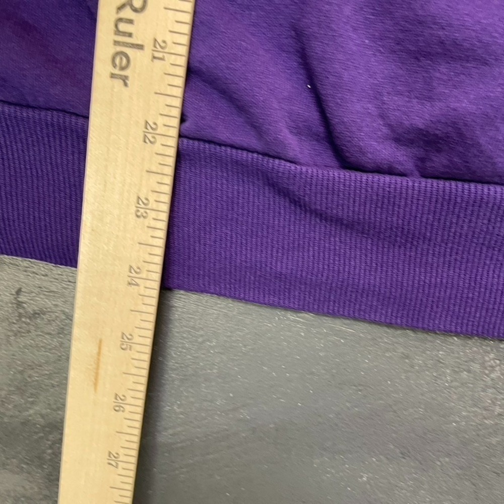 Vintage Wyoming Graphic Sweatshirt Men Medium Purple 1990s Jerzees - Picture 7 of 8